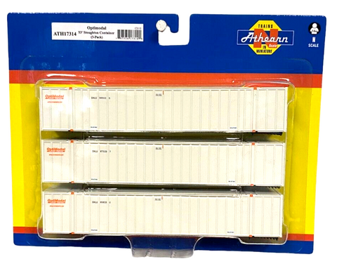 N Scale Athearn 17314 Optimodal 53' Stoughton Containers Set #1 3-Pack
