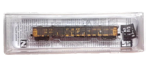 N Scale Micro Trains 170144014 Railgon GONX 310694 Weathered 52'6" Mill Gondola