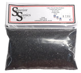 HO Scale Superior Scenics Coal Very Fine Ballast 10 oz Bag