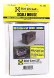 HO Scale Blair Line 184 Laser-Cut Wood Scale House Kit