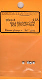 HO Scale Details West BC-244 Axle Bearing Caps for Locomotives 4 Ea.