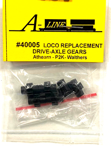 HO Scale A Line Product 40005 Replacement Drive Axle Gears Athearn Proto pkg(6)