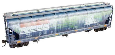 HO Micro Trains 2000006 Montana Rail Link 50024 Weathered ACF 3-Bay Hopper KIT