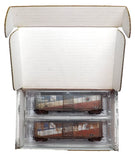 N Micro Trains 983105109 Northern Pacific Weathered 50' Freedom (2) Boxcar Set