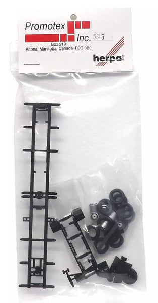 HO Scale Herpa Models 5315 3-Axle 40' Container Chassis Kit – Sidetrack ...