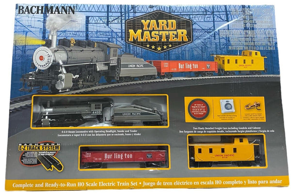 HO Scale Bachmann 761 Union Pacific UP Yard Master Train Set w/Steel E ...