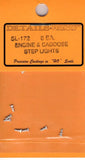 HO Scale Details West SL-172 8 Ea. Engine & Caboose Step Lights