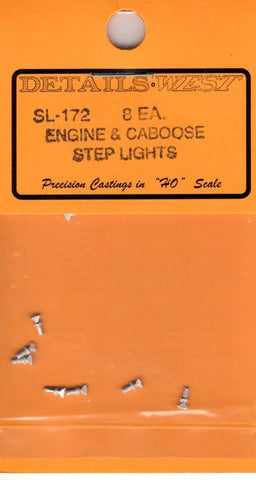 HO Scale Details West SL-172 8 Ea. Engine & Caboose Step Lights