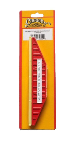 HO/O Scale Chooch 7276 60 Ton Structural Beam Freight Car Load