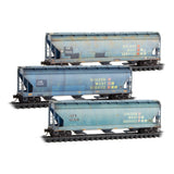 N Scale Micro Trains 98305092 SSW ex-Golden West 3-Bay Covered Hoppers 3-Pack