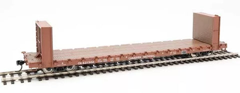 HO Scale Walthers 910-5833 Canadian National CN 621302 60' PS Bulkhead Flatcar