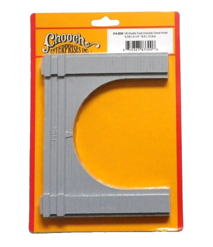 HO Scale Chooch 214-8330 Double-Track Concrete Tunnel Portal