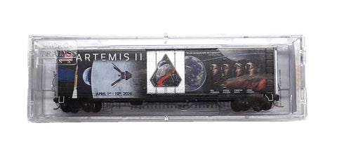 N Scale Micro Trains 38100660 ARTEMIS II Commemorative 50' Plug-Door Boxcar