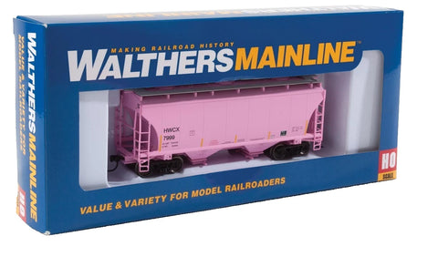 HO Walthers MainLine 910-7539 Halliburton HWCX 7999 PINK 2-Bay Covered Hopper