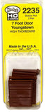 HO Scale Kadee 2235 7' Youngstown Boxcar Red Doors High Tack Board (2) pr