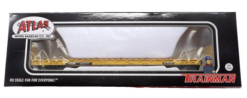 HO Scale Atlas Trainman 20007969 Trailer Train TTJX 82091 62' Bulkhead Flatcar