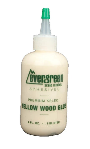 Evergreen 84 Yellow Wood Glue 4oz 118.3ml Bottle