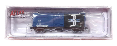 N Scale Atlas 50007361 Boston and Maine BM 76474 PS-1 40' Boxcar