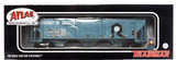 HO Scale Atlas 20006641 ex-Rock Island MWCX 462593 Thrall 3-Bay Covered Hopper