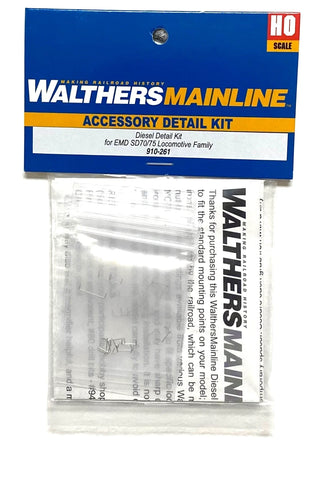 HO Scale Walthers MainLine 910-261 EMD SD70, SD75 Diesel Detail Kit
