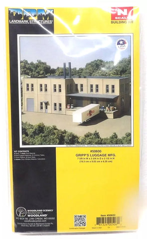 N Scale Design Preservation 50600 Gripp's Luggage Manufacturing Building Kit