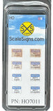 HO Scale ScaleSigns.com 7011 Spill Clean Up Kit / Empty Cylinders Sign (8) pcs