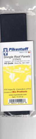 HO Scale Pikestuff 541-1007 Shingle Roof Panels Pkg (2)