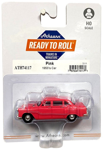 HO Scale Athearn 74117 1950s "Pink" Sedan