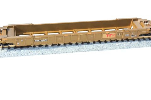 N Scale Jacksonville Terminal 772041 DTTX 655175 NSC 53' well car Class NWF13