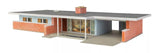 HO Scale Walthers Cornerstone 933-4156 Mid-Century Modern Home Kit