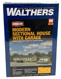 HO Scale Walthers Cornerstone 933-4156 Mid-Century Modern Home Kit