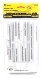 N Scale Central Valley 1813 150' Bridge Lacing & Gusset Detail Kit