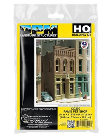 HO Scale Design Preservation Models 20200 Pam's Pet Shop Kit