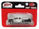 HO Scale Atlas 35000008 Ford F-350 Police Black & White Crew-Cab Pickup Truck