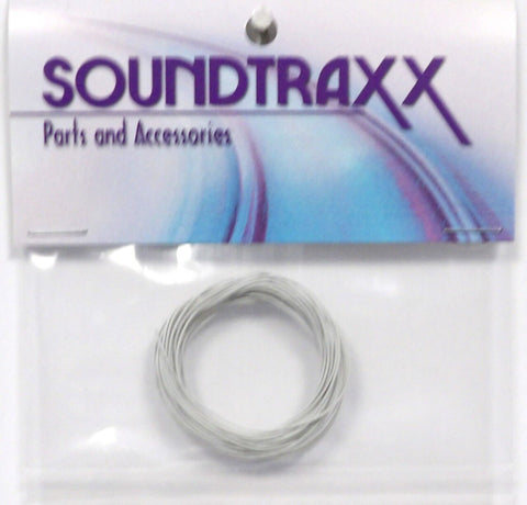 SoundTraxx 810146 White 30 AWG Super-Flexible Wire 10' 3.1m Length