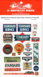 HO Scale JL Innovative Design 235 Standard Oil 1930-50 Vintage Gas Station Signs