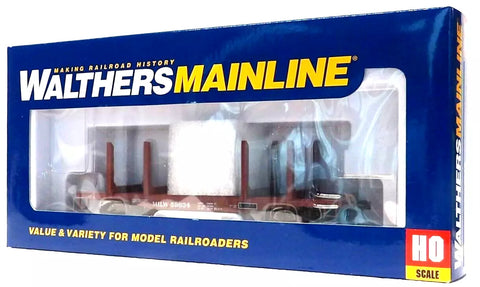Walthers MainLine 910-50906 Milwaukee Road MILW 59634 45' Logging Flatcar