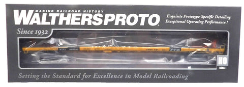 HO Walthers Proto 920-104215 TTX KTTX 960030 89' Bethlehem Flush-Deck Flatcar