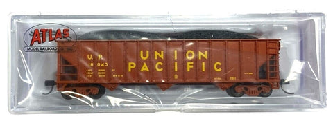N Scale Atlas 50005856 Union Pacific UP 18043 90-Ton 3-Bay Hopper /coal load