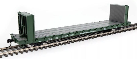 HO Scale Walthers 910-5882 Weyerhaeuser CLC 1113 60' PS Bulkhead Flatcar