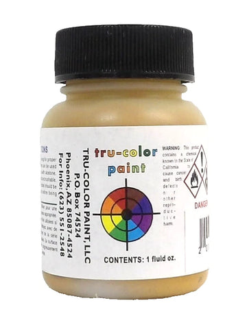Tru-Color TCP-852 Flat CN Canadian National Yellow 1 oz Paint Bottle
