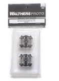 HO Scale Walthers Proto 920-2010 100-Ton ASF Roller Bearing Trucks w/36" Wheels