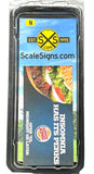 N Scale ScaleSigns.com 16002 Burger King "Insomnia" #2 Billboard Sign
