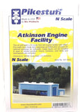 N Scale Pikestuff 541-8008 Blue 40 x 80' Atkinson Engine Facility Building Kit