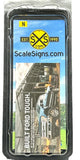 N Scale ScaleSigns.com 162702 Ford "Built Tough" Truck #2 Billboard Sign