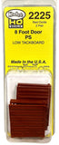 HO Scale Kadee 2225 8' Pullman Standard PS Boxcar Red Oxide Doors Low Tack Board