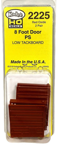 HO Scale Kadee 2225 8' Pullman Standard PS Boxcar Red Oxide Doors Low Tack Board