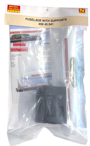 N Scale Micro Trains 499 45 041 Airplane Fuselage ONLY with Supports