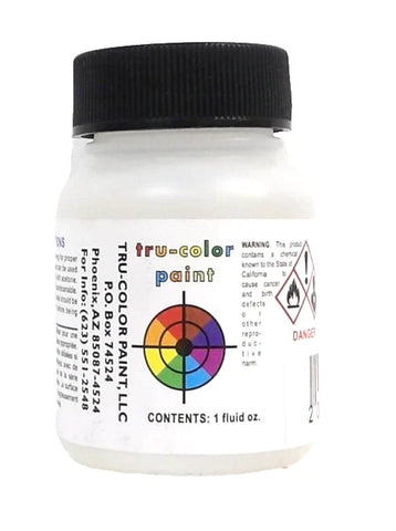 Tru-Color TCP-9005 White for 3D Printed Models 1 oz Paint Bottle