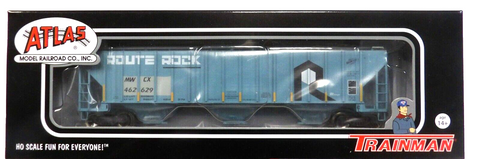 HO Scale Atlas 20006642 ex-Rock Island MWCX 462629 Thrall 3-Bay Covered Hopper